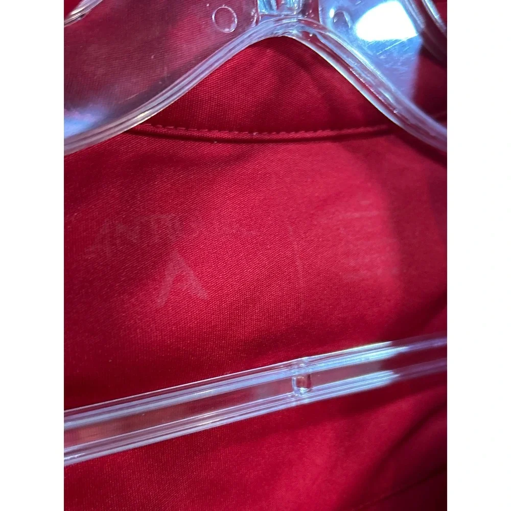 Super Bowl LVI LARGE‎ Men Red Striped Colorblock Performance Polo Shirt Antigua
